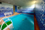 Indoor heated pool on lower level